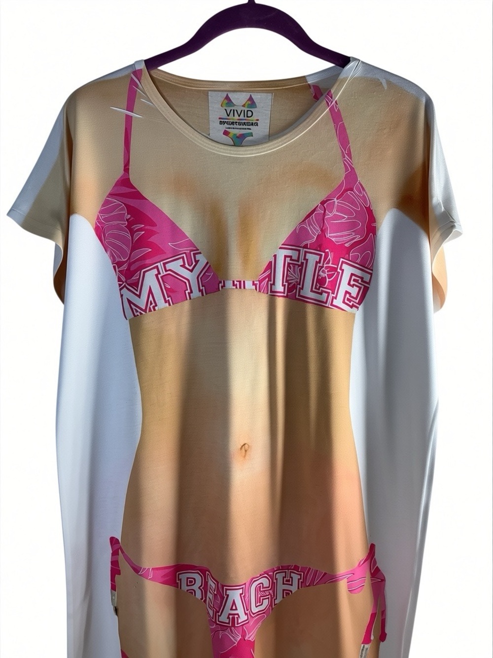 Vivid Sportswear One Size Graphic Myrtle Beach South Carolina Bikini Tee